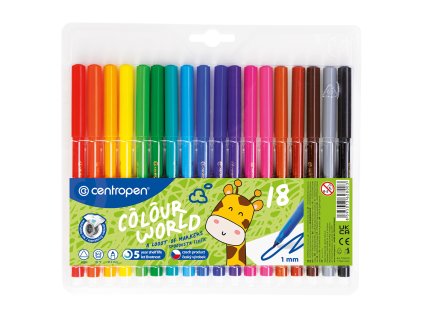 fixy centropen 7550 sada 18 ks