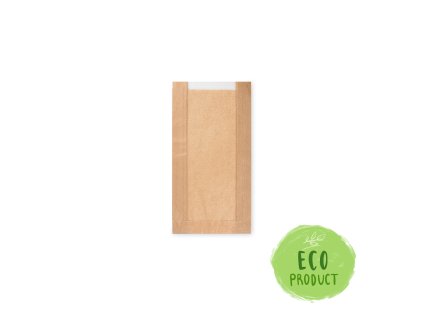 sacky papirove s okenkem pecivo male