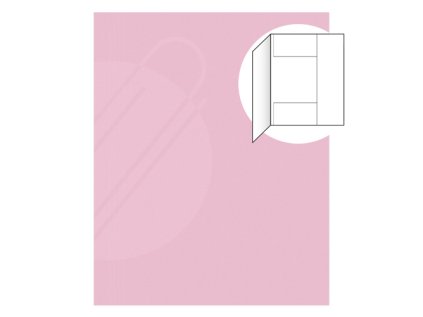 odkladaci mapa se 3 chlopnemi eko 253 skladana ruzova