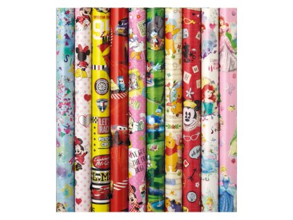 papir darkovy 2 m x 70 cm v roli disney mix
