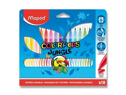 fixy maped color peps jungle 18 ks