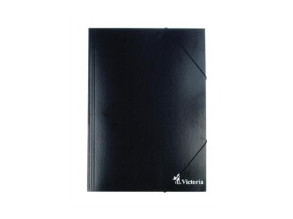 deska s gumickou kartonova a4 victoria cerna