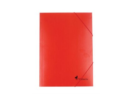 deska s gumickou kartonova a4 victoria cervena