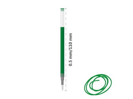 napln gelova pilot b2p g 2 0 5 mm zelena
