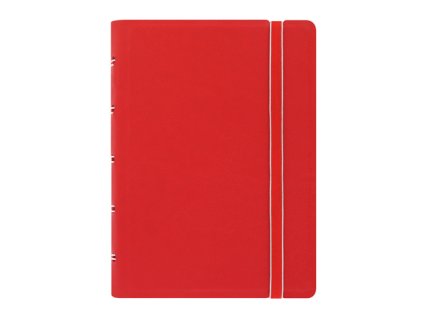 filofax notebook kapesni cerveny