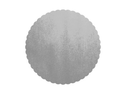 podlozky lepenkove stribrne 30 cm 25 ks