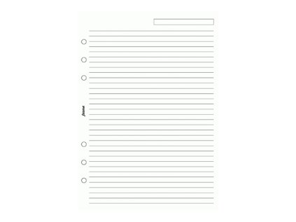 napln do diare filofax linajkova bila a5