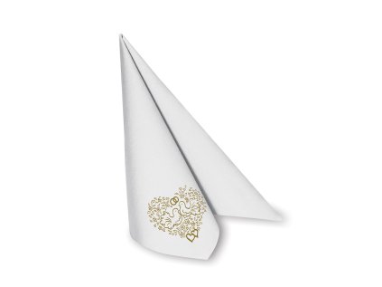 ubrousky airlaid 40 x 40 cm svadba 50 ks