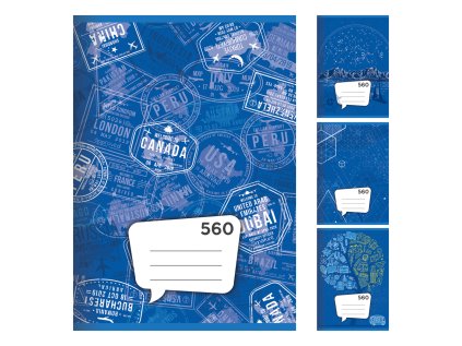 sesit a5 60 listovy cisty 560