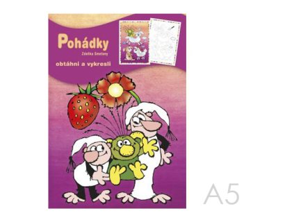 omalovanky a5 akim obtahni a vykreslipohadky z smetany