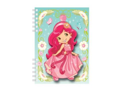 zapisnik a6 s efektem 3d strawberry