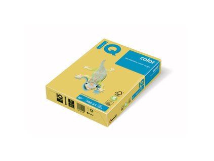 kopirovaci papir a4 iq 160g color kanarkovo zluty