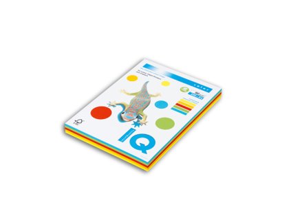 kopirovaci papir a4 iq 160g 5x20 color intenzivni barvy