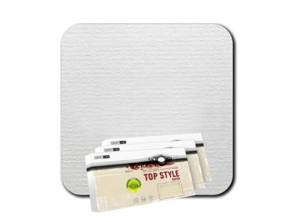 obalka dl top style laid kuvert 110x220 s kryci paskou 120g neutral bila 20ks