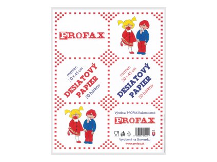 papir svacinovy archy 45x30 cm 50 ks