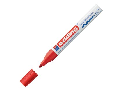 lakovy popisovac edding 750 cerveny