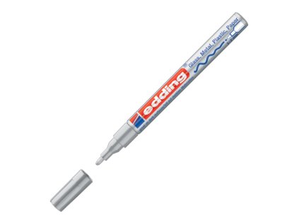 lakovy popisovac edding 751 stribrny