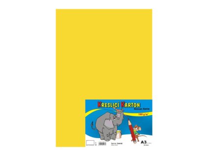vykres skolni a3 180g 50 listu zluty