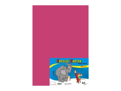 vykres skolni a3 180g 50 listu ruzovy