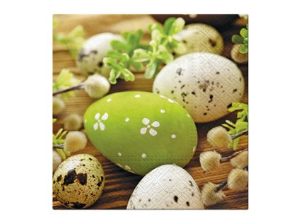 ubrousky paw l 33x33cm eggs among catkins