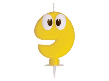 cislova svicka se stojankem 9 80 mm 1ks