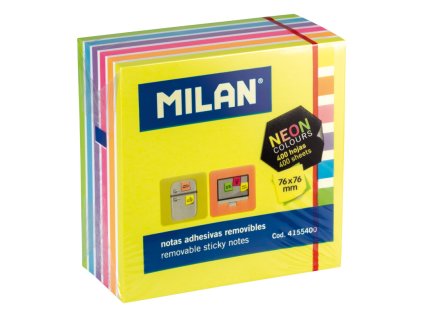 blok lep milan neon kostka 76 x 76 mm 400 l