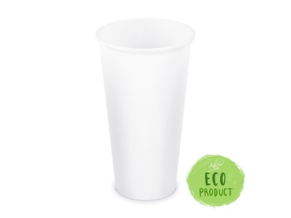 papirovy kelimek bily 610ml xxl o 90mm 50ks