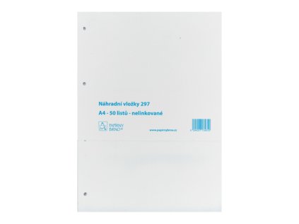 naplne do krouzkovych zapisniku a4 ciste 50ks bal