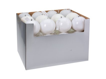 vanocni koule pp 120 mm bila mix 1ks