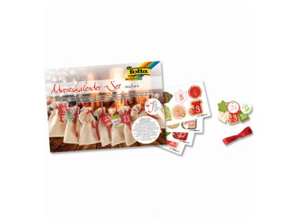 adventni kalendar sacku 10x13cm pytlovinovy motiv sada 49ks