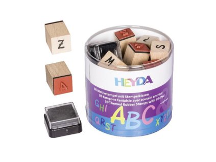 drevena razitka v boxu 30ks abeceda poduska