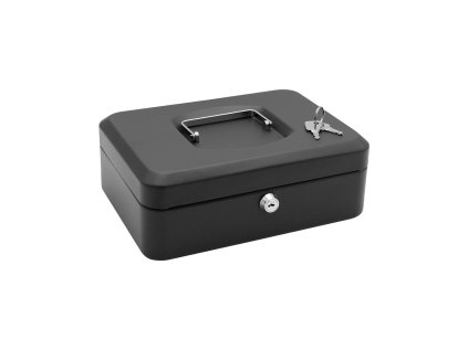 pokladna kovova 10 cerna