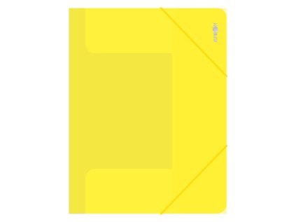 zakladaci mapa s gumickou pp a4 pruhledna zluta