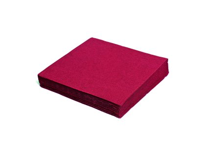 obrousky 3 vrstve 33x33 cm bordo 20ks