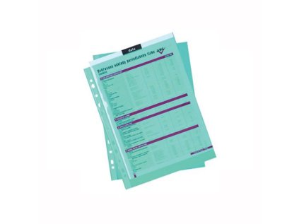 euroobal a4 50 um barevny modry leskly 100 ks