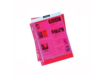 euroobal a4 50 um barevny cerveny leskly 100 ks