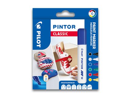 dekoracni popisovac pintor fine classic sada 6 ks hrot m