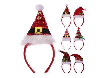 celenka vanocni cepice pro deti 6 designu