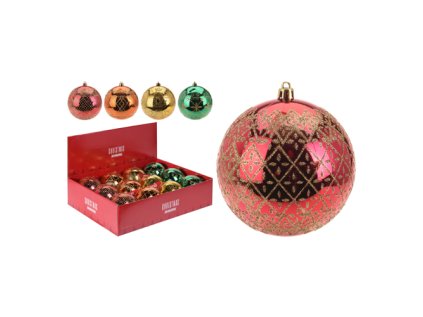 vanocni koule pp 100 mm mix barev mix 1ks