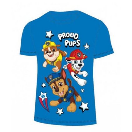 Setino Tričko Tlapková Patrola Paw Patrol krátký rukáv 238 modré