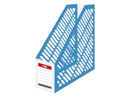 stojan na casopisy a4 junior skladaci bilo modry