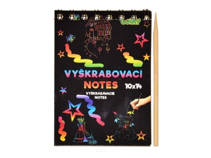 vyskrabovaci notes a6 10l