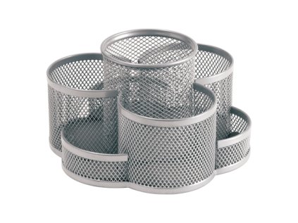 drateny stojan organizer 7 dilny stribrny