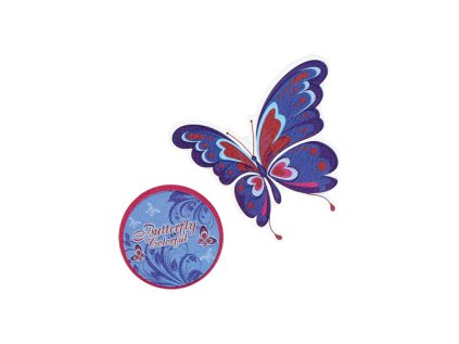 sticker na tasku butterfly sada 2 ks