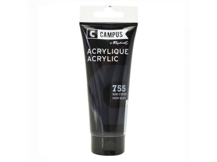 se akryl barva campus 120 ml ivory black 755