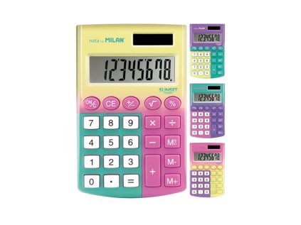 kalkulacka milan kapesni 8 mistna sunset