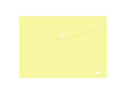 obal s patentkou pp a4 pastel zluty