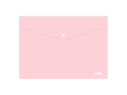 obal s patentkou pp a4 pastel ruzovy
