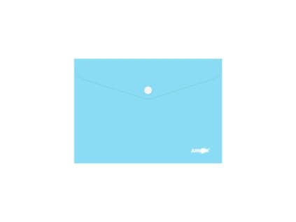 obal s patentkou pp a5 pastel modry