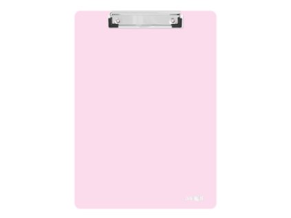 podlozka s klipem pp a4 pastelove ruzova
